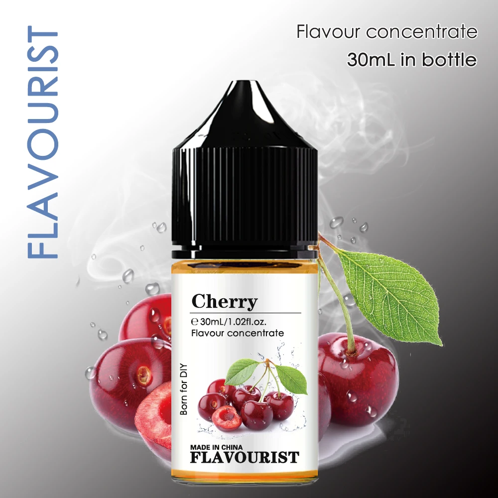 FLAVOURIST Aromatyczny aromat wiśniowy aromatyzujący środek aromatyzujący rozpuszczalność w wodzie koncentrat owocowy przyprawiony do DIY ręcznie