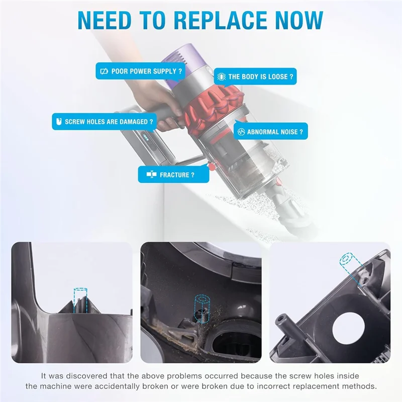 

A83I-Main Body Assembly Fordyson V10 SV12 Vacuum Cleaner Main Body Service Assembly Casing