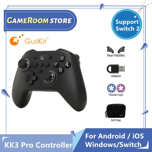 Controlador GuliKit KK3 Pro con disparadores de efecto Hall/Joystick KingKong 3 NS38 Gamepad para Nintendo Switch PC Windows Android iOS