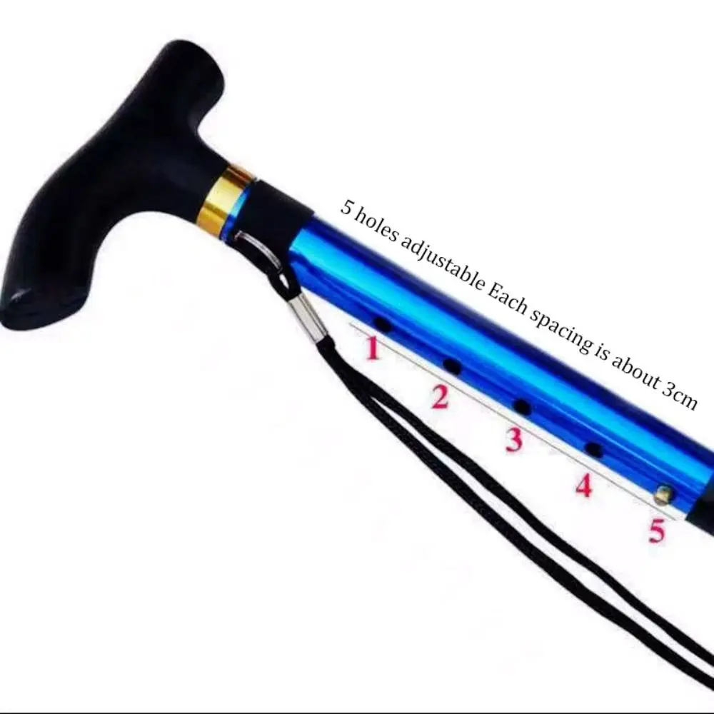 Bastón telescópico plegable reforzado ajustable para adultos - imagen 4