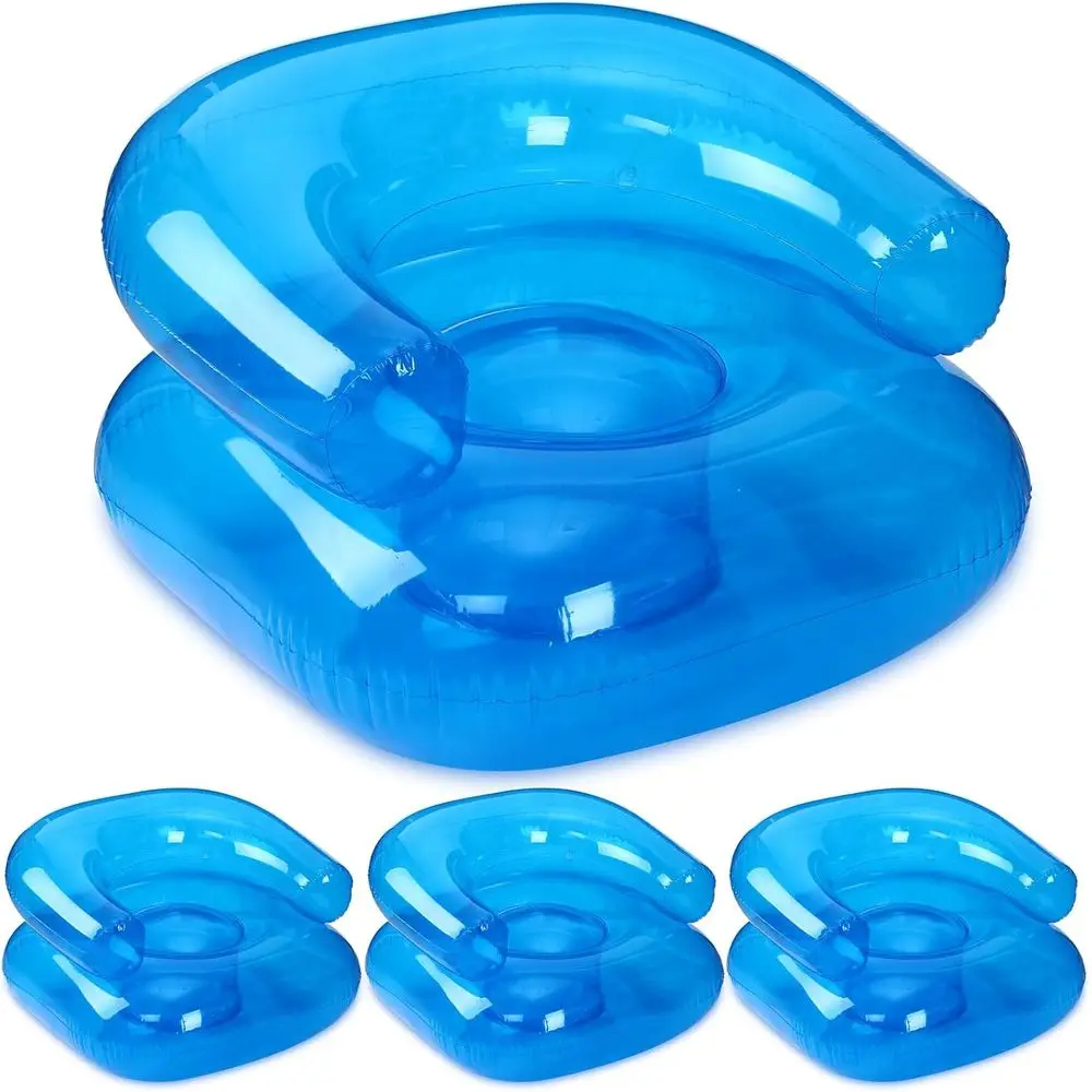 4 Uds. Sillas Iatable para niños de 28 pulgadas, sillas hinchables, muebles Iatable, novedad, asiento de sofá inflable, sofá de aire impermeable de PVC para