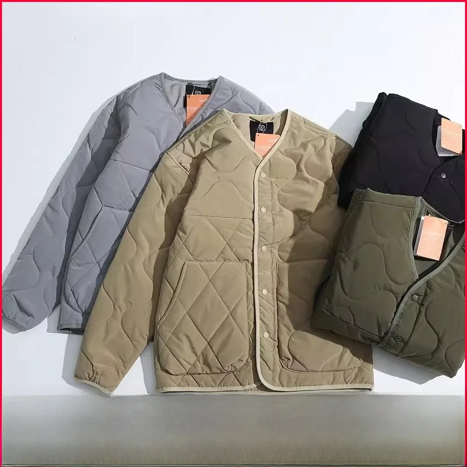 

ex ort Cotton Jaet Anti-Static Water-Resistant Loose Fit Autumn Winter Outerwear Sle Couple's Coat