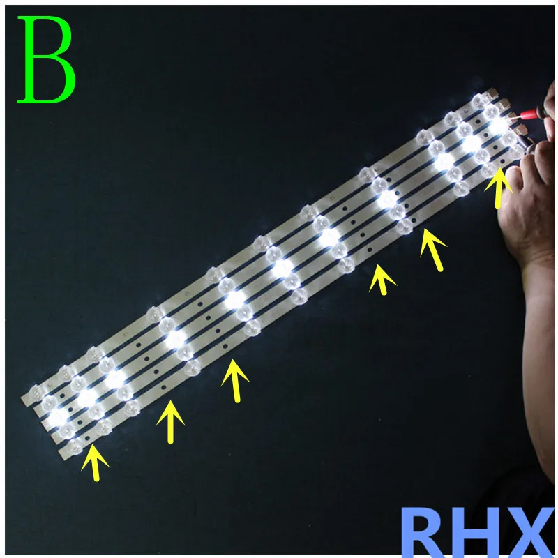 Для VES315WNDL-01 VES315WNDS-2D-R02 VESTEL 32PFL3008H12 574 мм 11led 48 шт. 100% новый