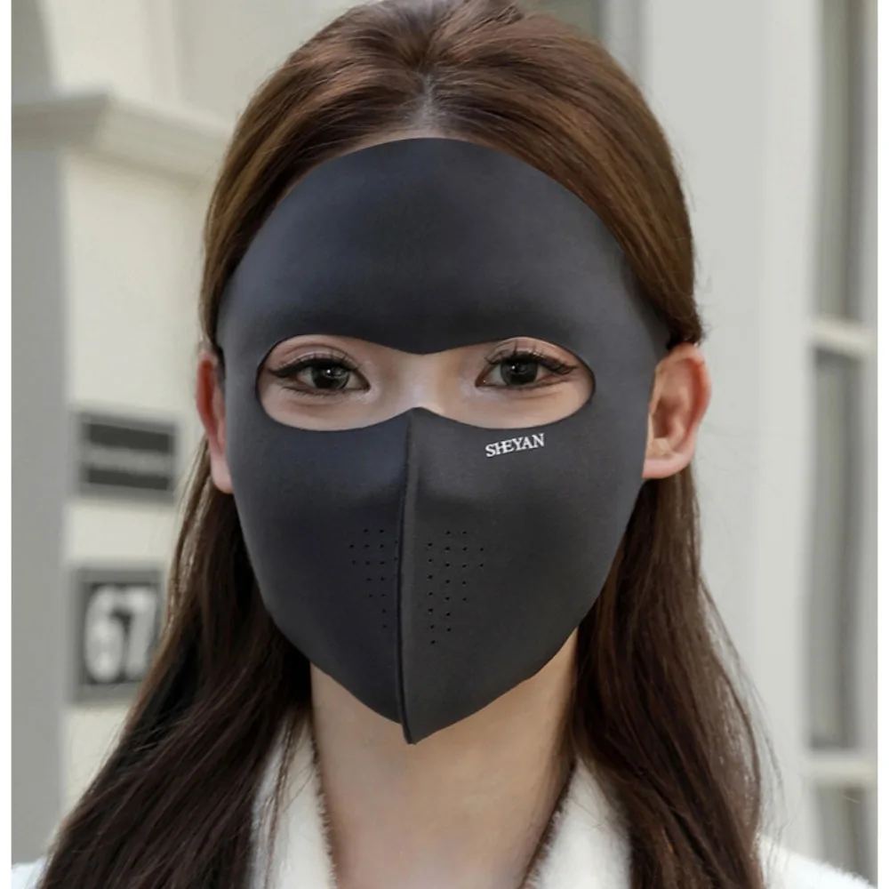 Новая дышащая теплая маска без следов Пылезащитная маска для езды на лицо УФ Ветрозащитная маска осень-зима