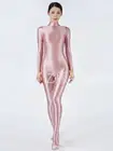 shiny glossy swimsuit bodysuit onepiece