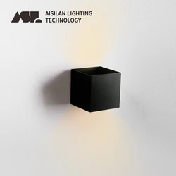 Aisilan LED Wall Light Waterproof IP65 Garden outdoor Wall Lamp up and down Glow Hallway Balcony Stairs Terrace bedside Light