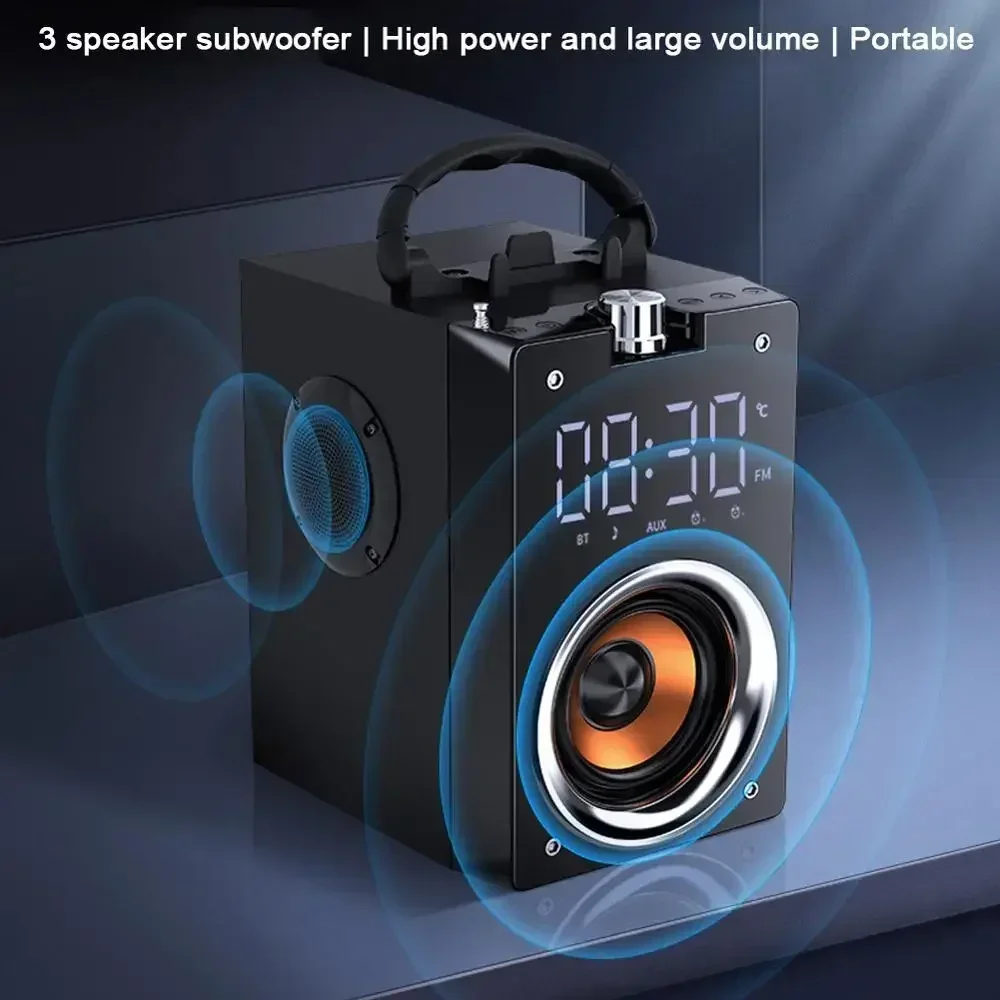 

Portable Column High Power Center Support AUX TF FM Radio HIFI BoomBox Super 3D Stereo Subwoofer Music Bass Bluetooth Speakers