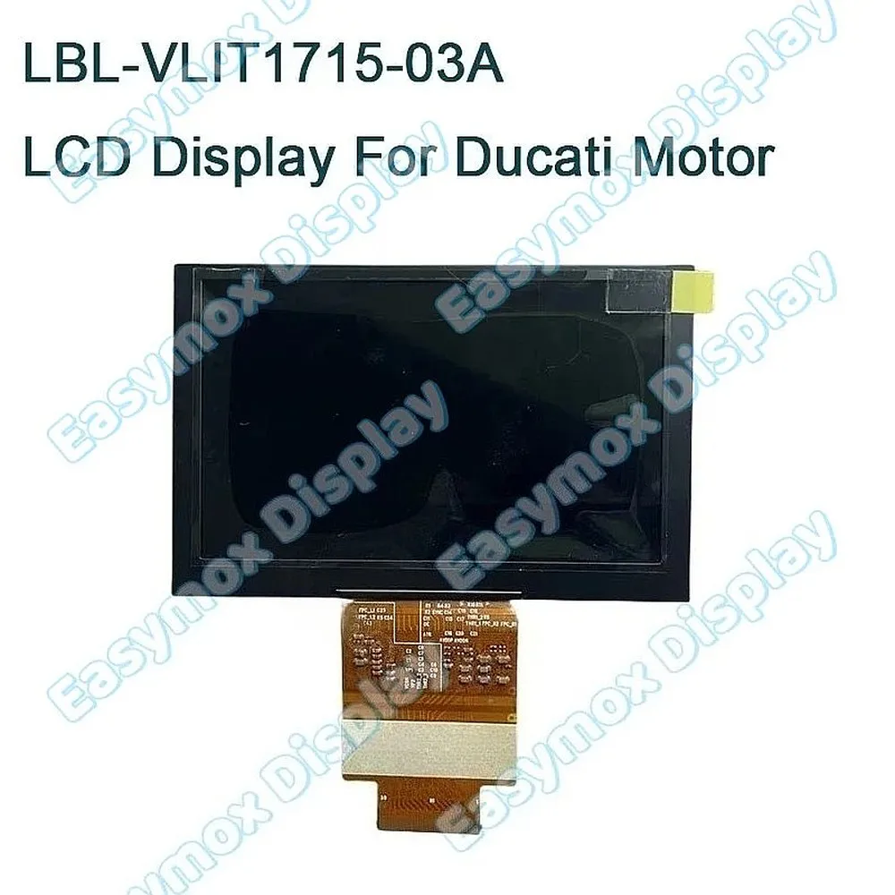 LCD Display for Ducati Panigale Streetfighter Multistrada V4 Instrument Cluster Dashboard Speedometer LBL-VLIT1715-03A