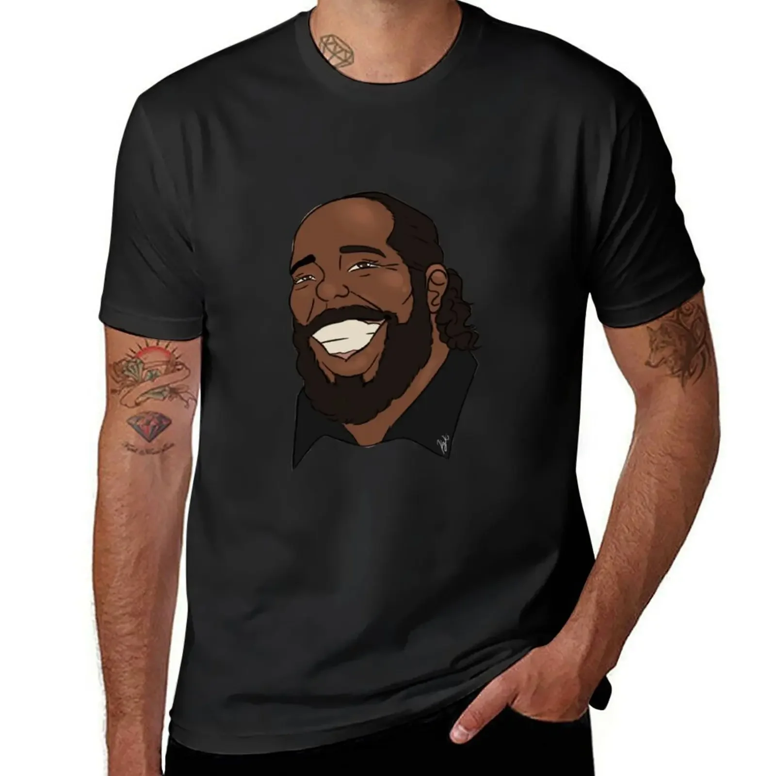 Barry White Classic T T-Shirt vintage clothes blue archive graphic tee shirt blanks mens t shirt graphic