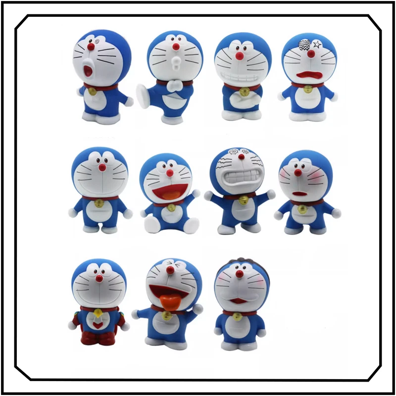 Doraemon decoraciones para el hogar y el coche Nobi Nobita Big G figura de acción consola decoración regalo de cumpleaños coleccionables