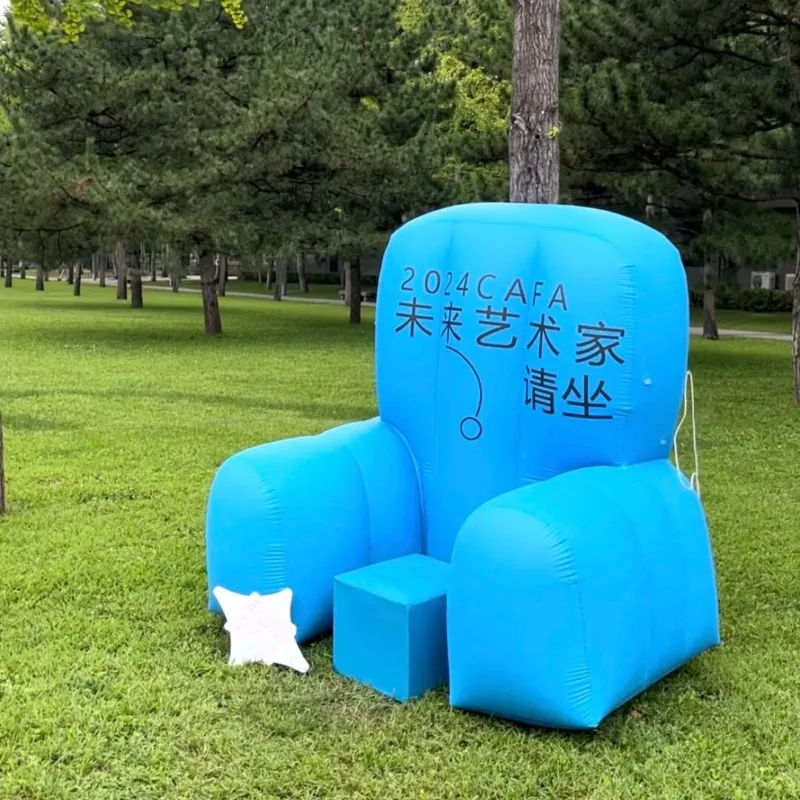 Custom Inflatable Inflatable Chairs Store Attracting Customers Inflatable Taking Photos Outdoor Furniture Opblaasbaar ZYCQSF