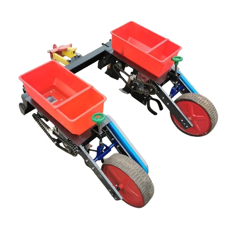 Cart with corn seeder, walking tractor, corn soybean sowing and fertilizing machine, soybean no-tillage machine