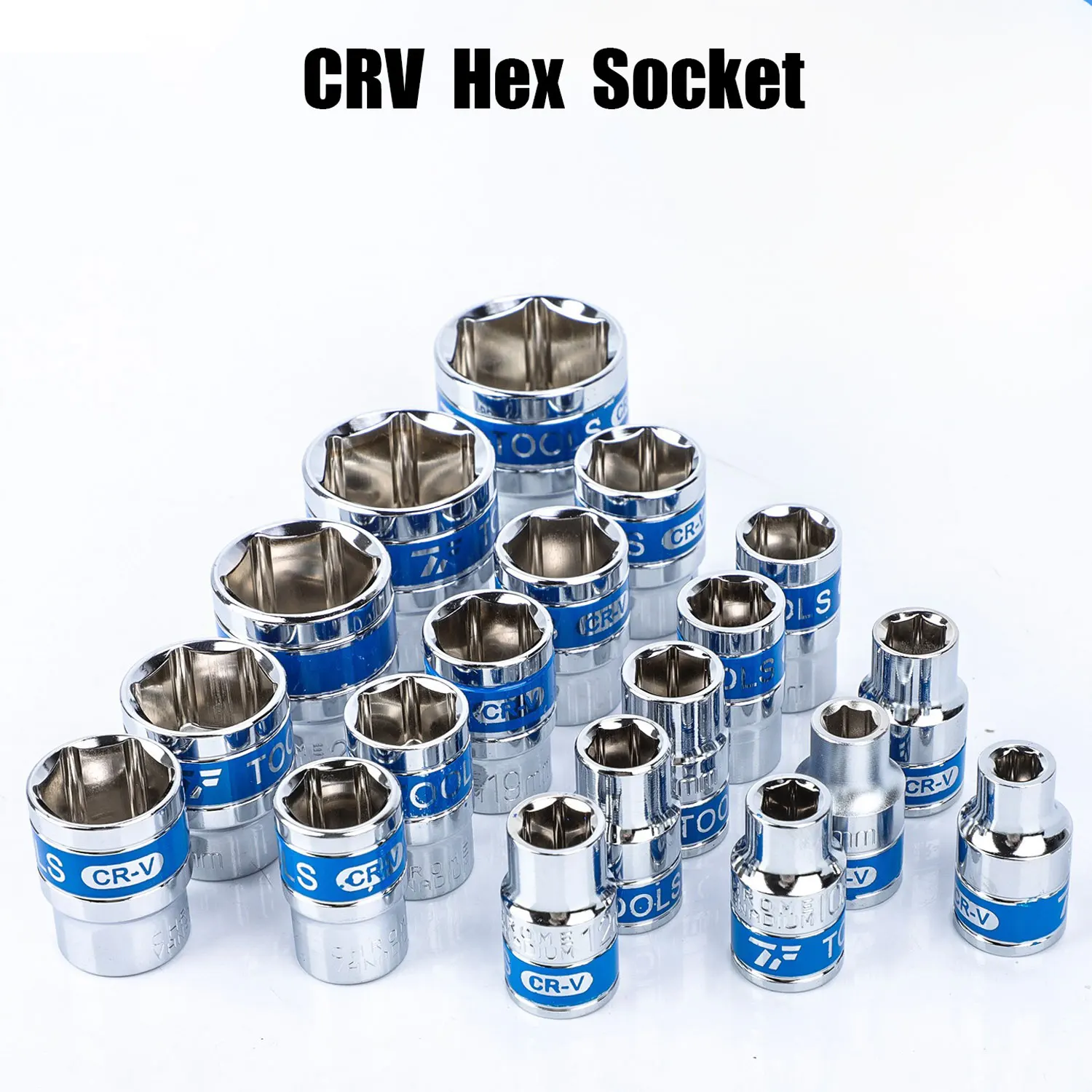 8-32mm 1/2 Inch Hex Metric Short Socket CR-V Ratchet Wrench Sockets Ratchet Spanner Tool Kit Impact Socket for Car Auto Repair view 2
