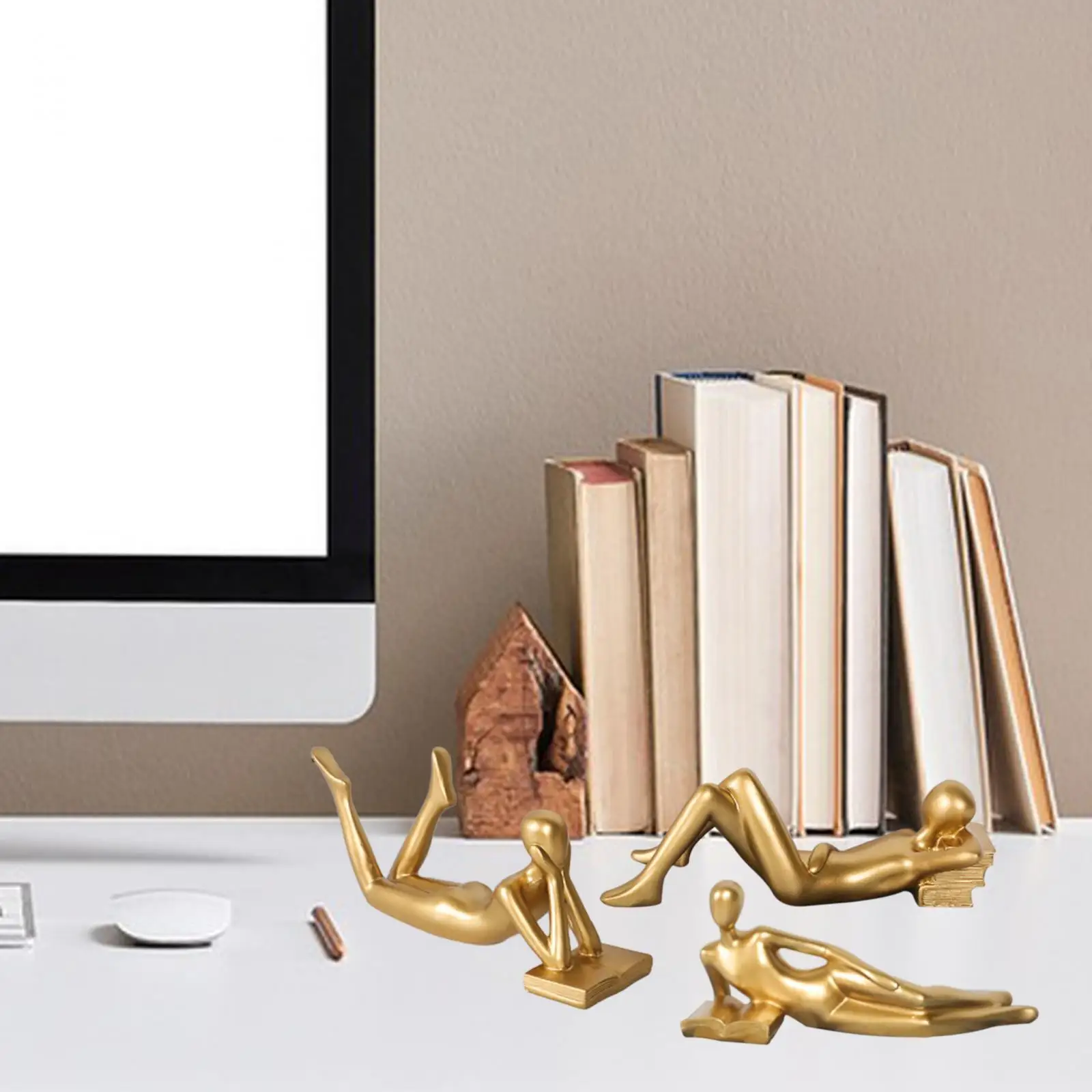 Abstract Thinker Statue Resin Figurine Sculpture Nordic Decor Craft for Living Room Table Bookshelf Office Hotel Gift Art