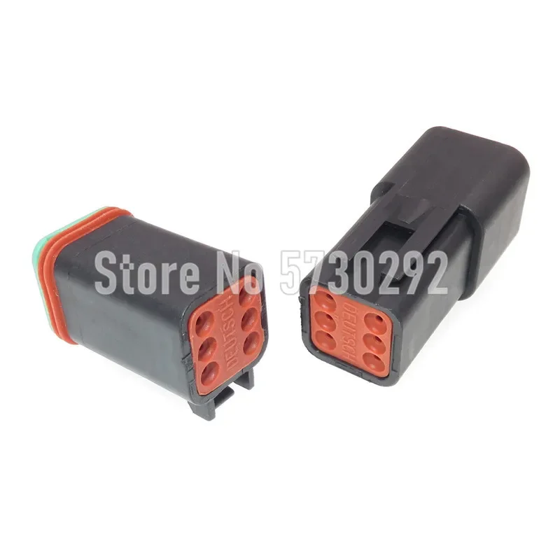 6P Zwart DT DT06-6S DT04-6P Auto Voertuig Snelheid Gaspedaal Plug Auto Connector Waterdichte Socket Voor Deutsch