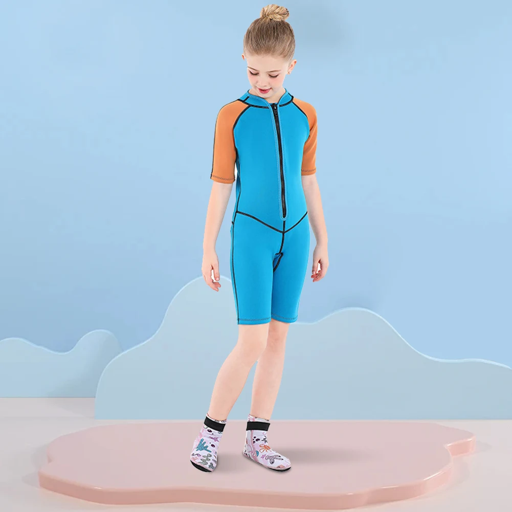 Dziecięce neoprenowe skarpety do wody, skarpety do pianki, antypoślizgowe skarpety do nurkowania dla maluchów, regulowane buty do snorkelingu, utrzymują ciepło podczas sportów wodnych.