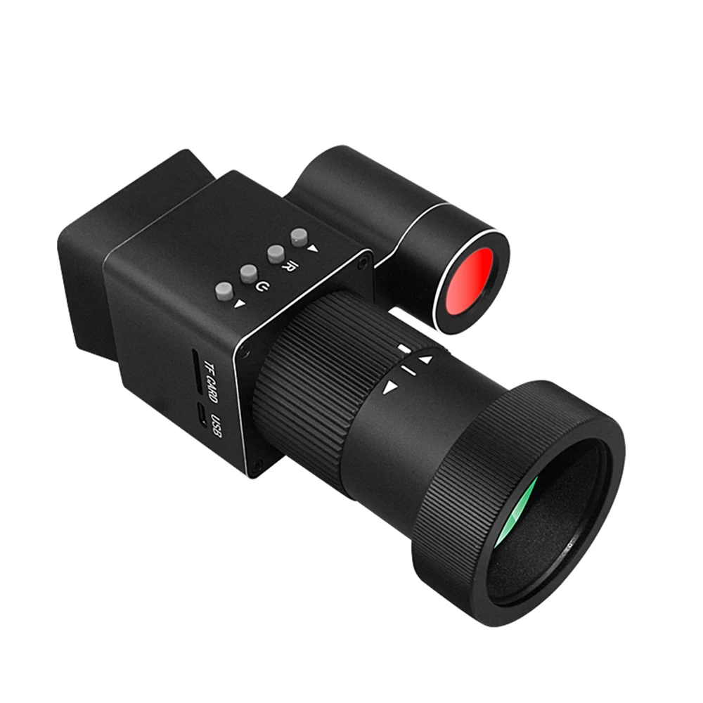 Ponbos NVP100B 200 متر الأشعة تحت الحمراء للرؤية الليلية تلسكوب HD 1080P أحادي العين دعم البصر من 40 مللي متر ~ 46 مللي متر للصيد التخييم