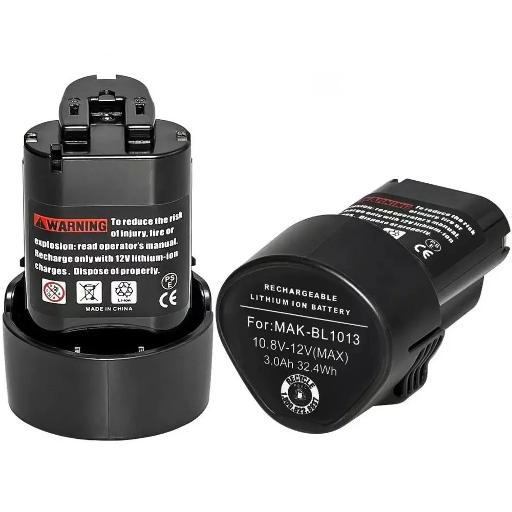 Batterie senza cordone ricaricabili BL1013 BL1014 LCT203W DF030D della sostituzione della batteria agli ioni di litio di 10.8V 3000mAh