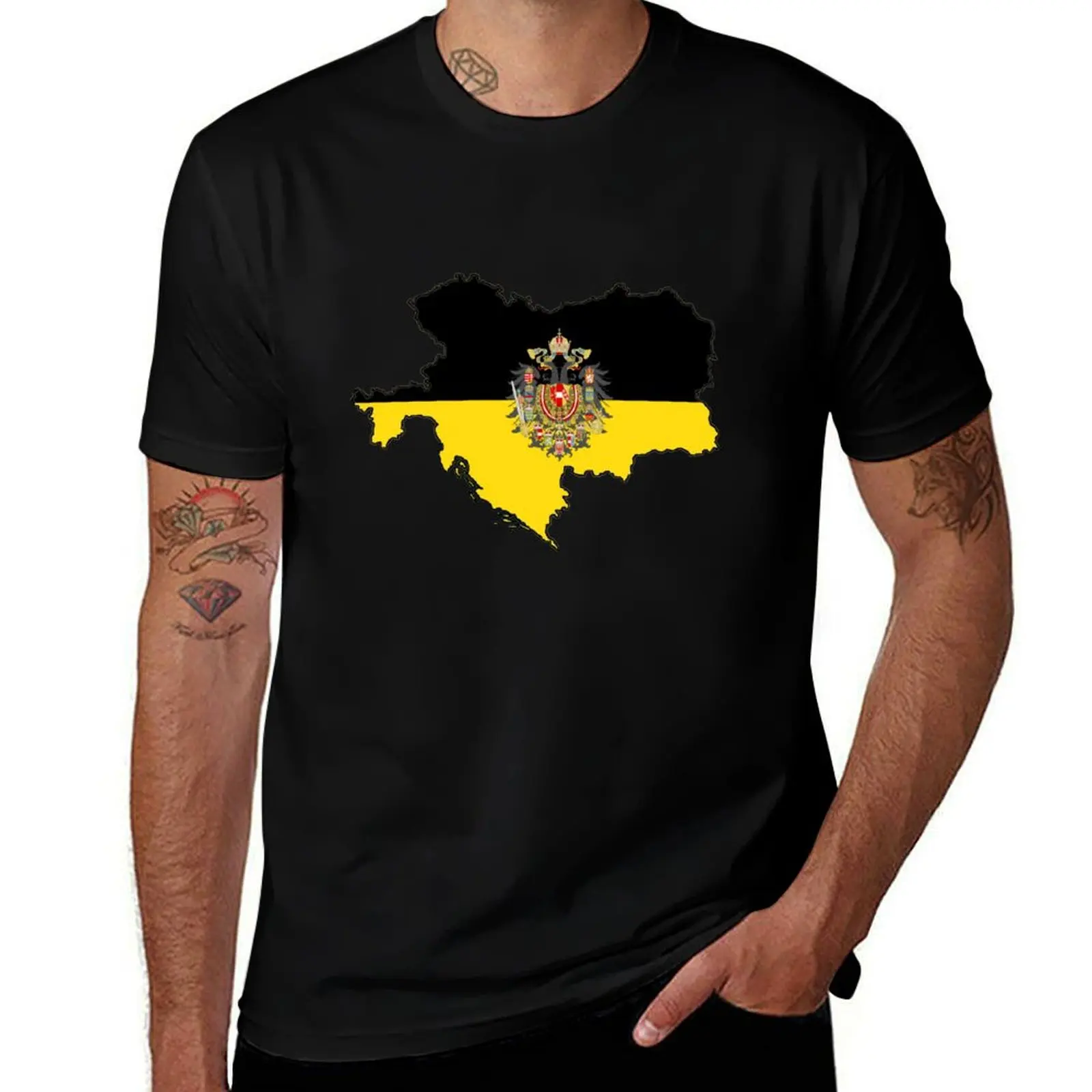 Habsburg Empire T-Shirt Basic Simple Design Short Sleeve Shirt T-Shirt