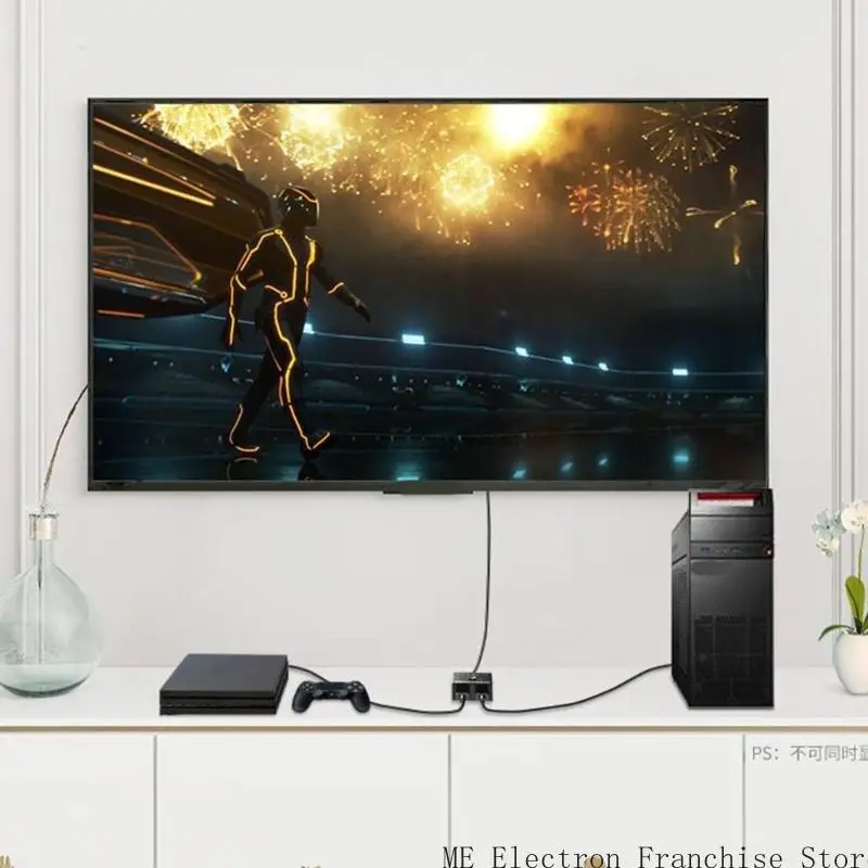 T5EA 4K 3D HDMIS Splitter Bidirezionale HDMIS Switcher supporta fino a 3840x2160 Risoluzione per l'uso del display per casa e