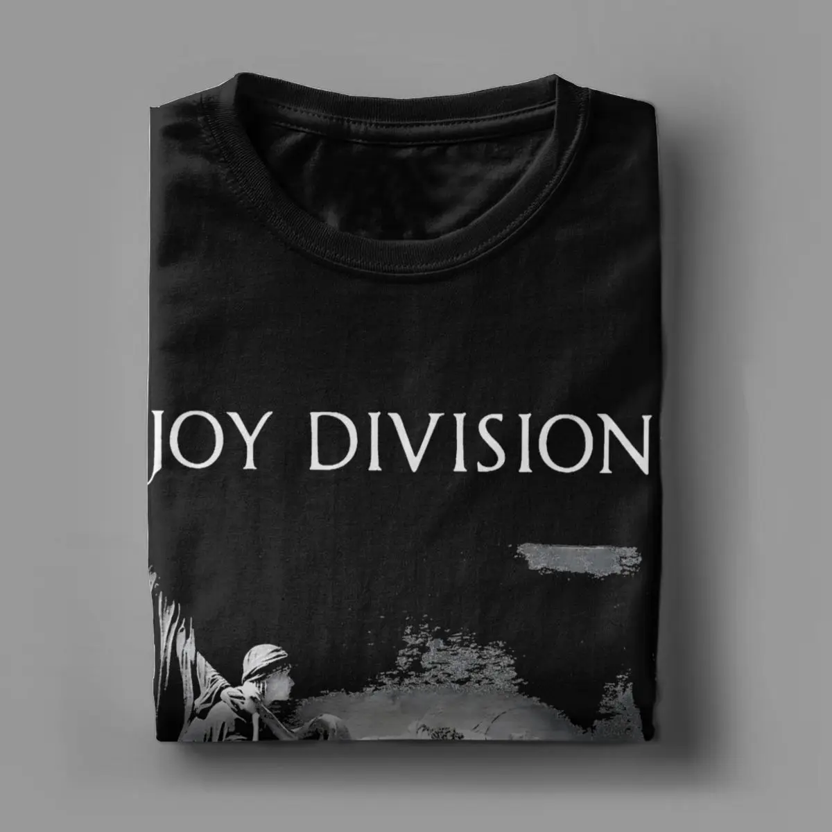 Funny Joy Division Love Will Tear Us Apart T-Shirt Men Crew Neck Cotton T Shirt Short Sleeve Tee Shirt Plus Size Clothing