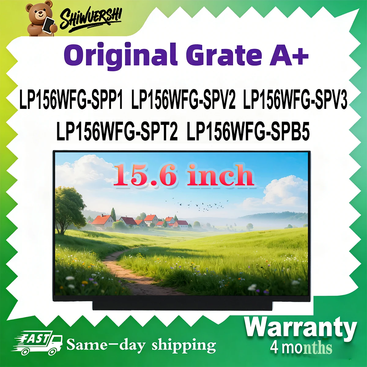

Original New A+ 15.6 inch Slim Laptop Lcd Screen Monitor Panel LP156WFG SPP1 SPV2 SPV3 LP156WFG SPT2 LP156WFG SPB5