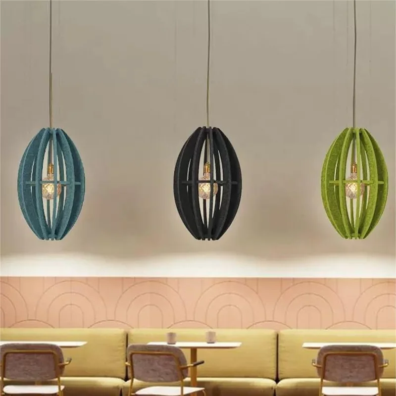 النمط الشمالي مكتب غرفة الطعام غرفة المعيشة امتصاص الصوت الحد من الضوضاء حماية البيئة نمط مصباح لباد بسيط