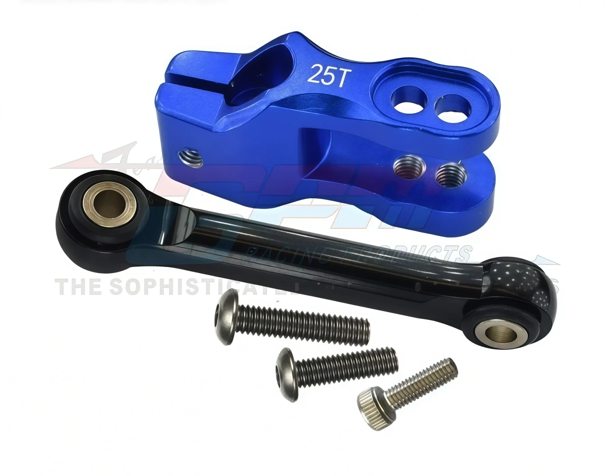 Multi-Hole Straight Arm Servo Horn + Left Right Thread Tie Rod Set For Traxxas 1/7 UDR Unlimited Desert Racer Upgrade Parts
