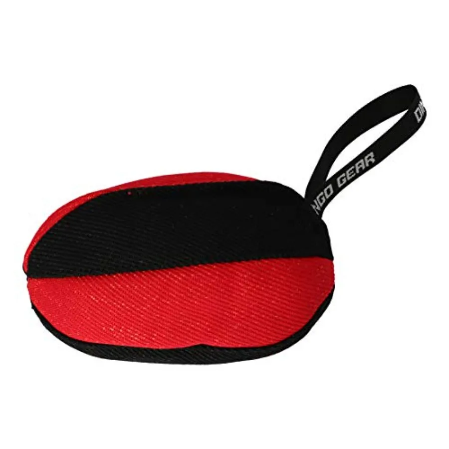 

Bite Tug Rugby Ball for Dog Training Fun IGP K9 Red S02782