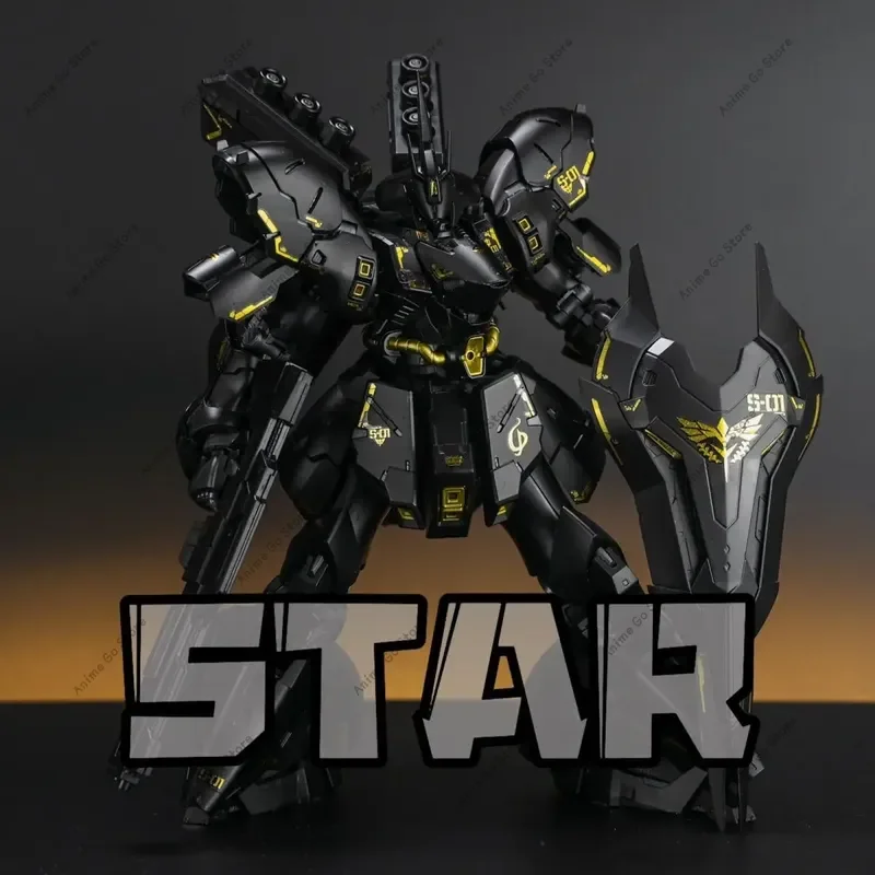 ستار 1/144 RG Sazabi الأسود التجمع نموذج أطقم Msn-04 البلاستيك الهيكل العظمي أنيمي عمل الشكل روبوت البلاستيك نموذج الهدايا اللعب