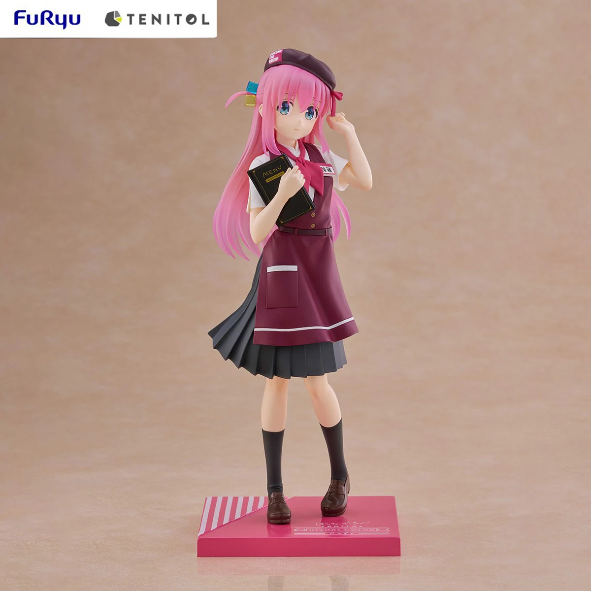 

In Stock Original FuRyu TENITOL Prepainted Bocchi The Rock! Kaveh Kanes Ver. Gotou Hitori Anime Figure Model Decoration Coffee