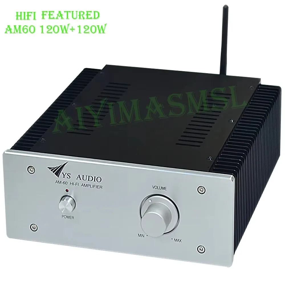 AIYIMA SMSL AM-60 HiFi الفئة أ فئة AB مكبر للصوت 2.0 120 واط بلوتوث 5.0 NJW0302 أنبوب كامل متماثل مكبر كهربائي الصوت