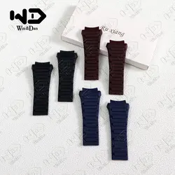 Rubber Watchband For Porsche Design P6620 Series strap Waterproof Bracelet Watch accessories Men's Women's 23mm Silicone strap