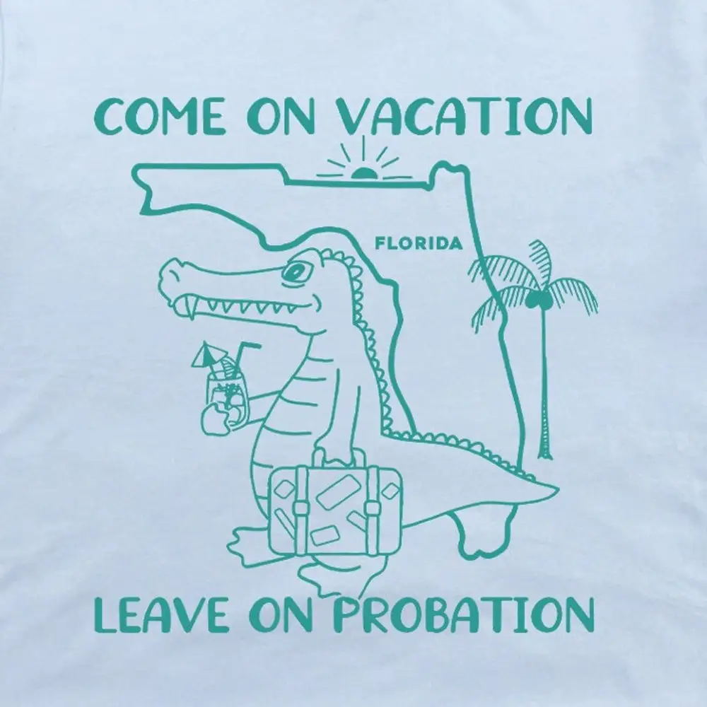 Florida T Shirt Funny Vacation For Vintage Alligator Souvenir Miami Daytona Retro