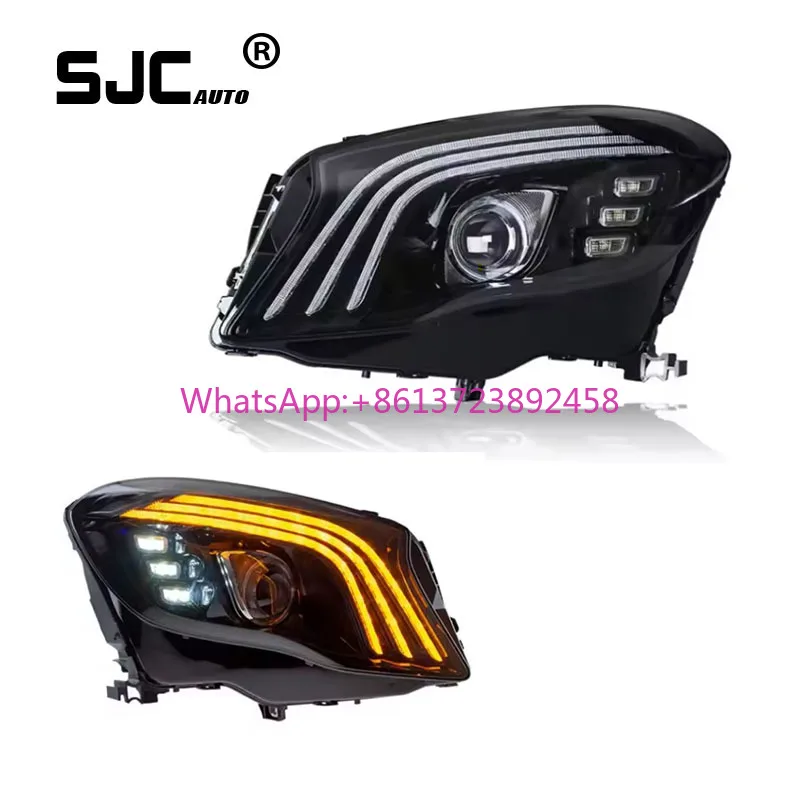 

Full LED Headlight Assembly for Mercedes-Benz GLA 2015-2019 High-Performance Fog-Proof Advanced Brake Light Easy to Install