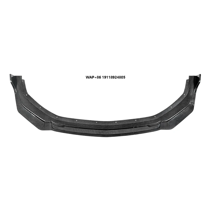 

ES Carbon Fiber Car Front Bumper Lip for Mustang S650 2024 Ecoboost Exterior Accessories