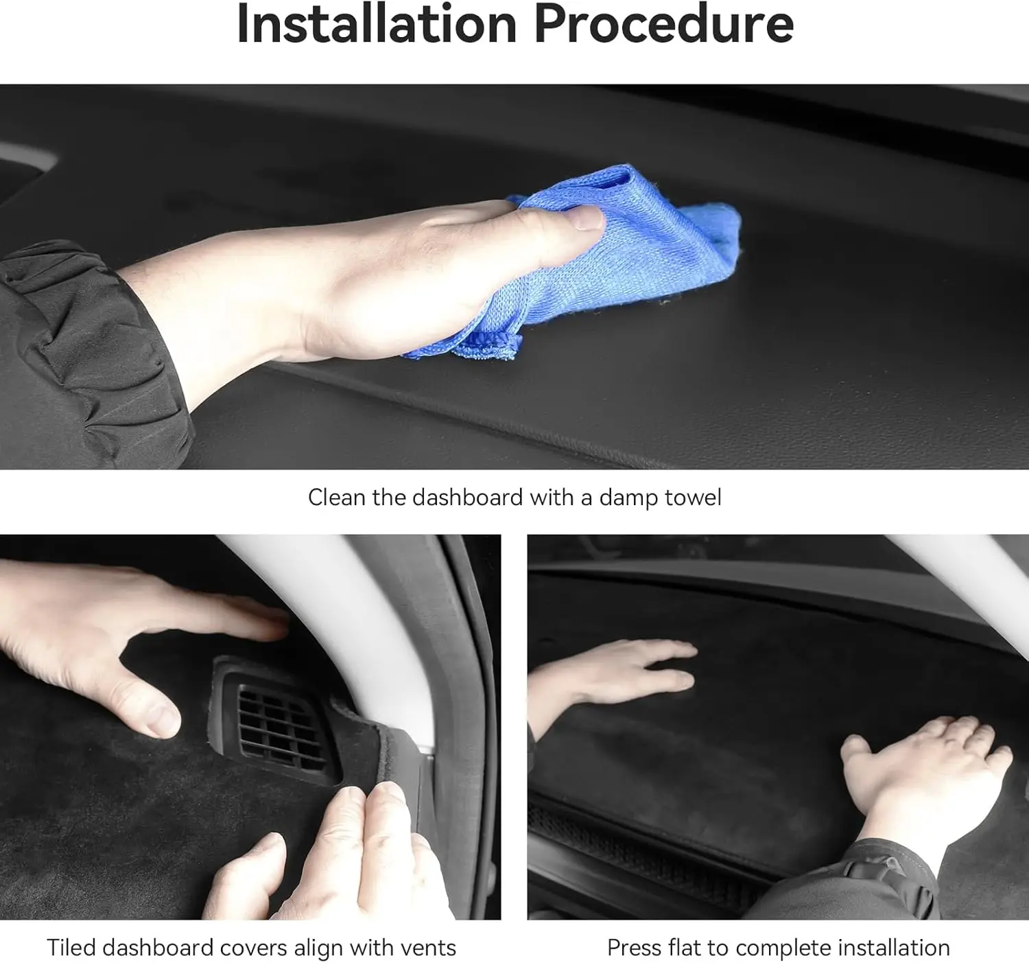 Dash Cover for Toyota 2025 2026 Camry Accessories Flannel Dashboard Cover Dash Mat Center Console Cover Sunshield Protector Pad - Image 6