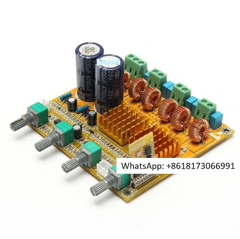 

Bluetooth 2.1 amplifier board, high-power finished product, digital D-class 3-channel HIFI, super low bass, fever level