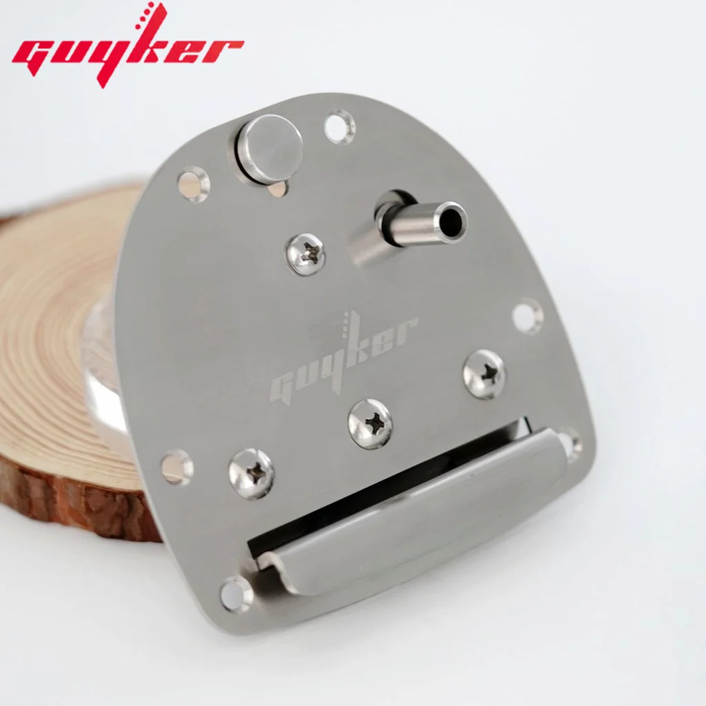 

NEW Stainless Steel Jazz Tremolo Tailpiece Guitar Bridge For JM Guitar Vibrato