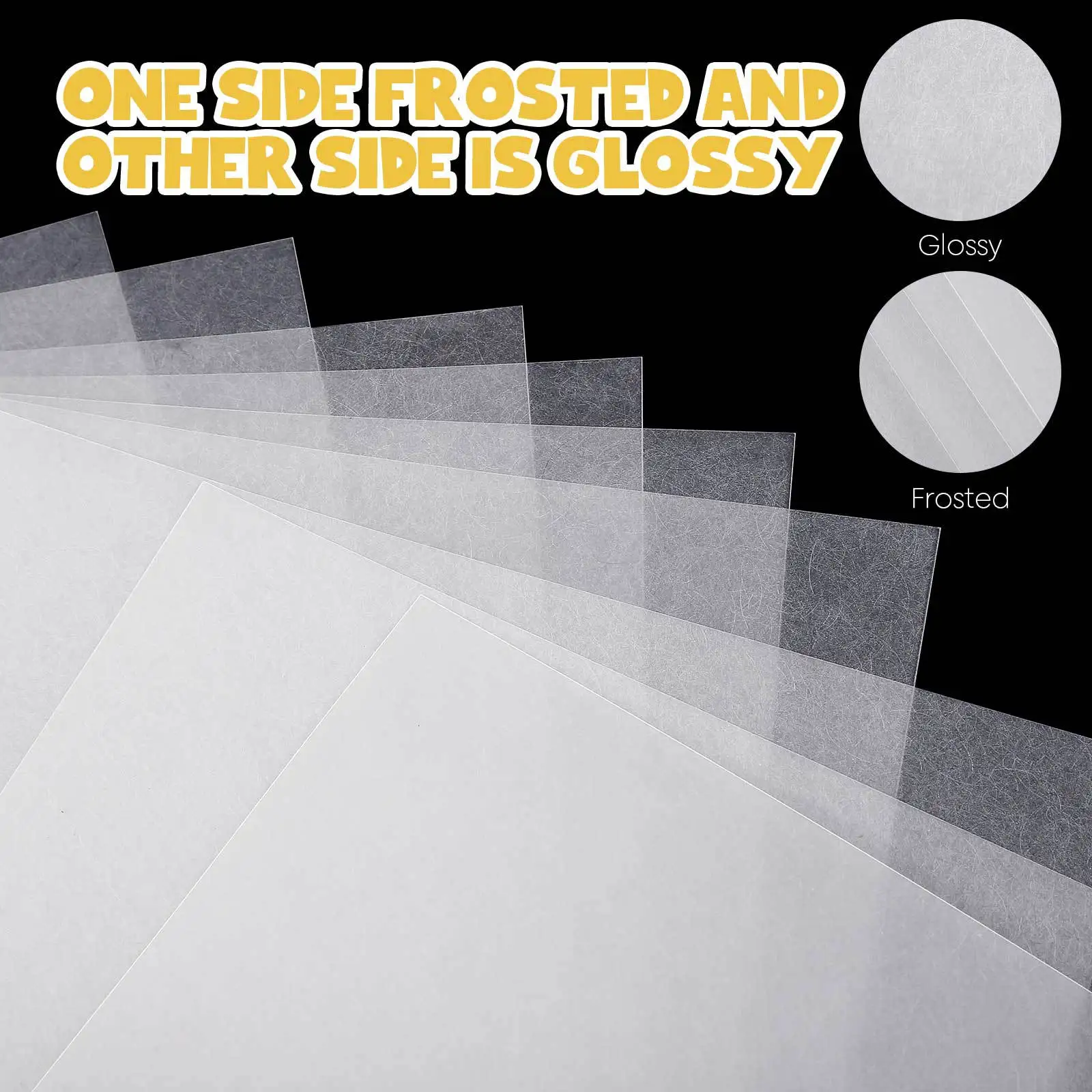 

10Pcs Heat Shrink Art Paper Resistant Sheets for DIY Shrinkable Crafts Handicraft Material Heat Shrink Film