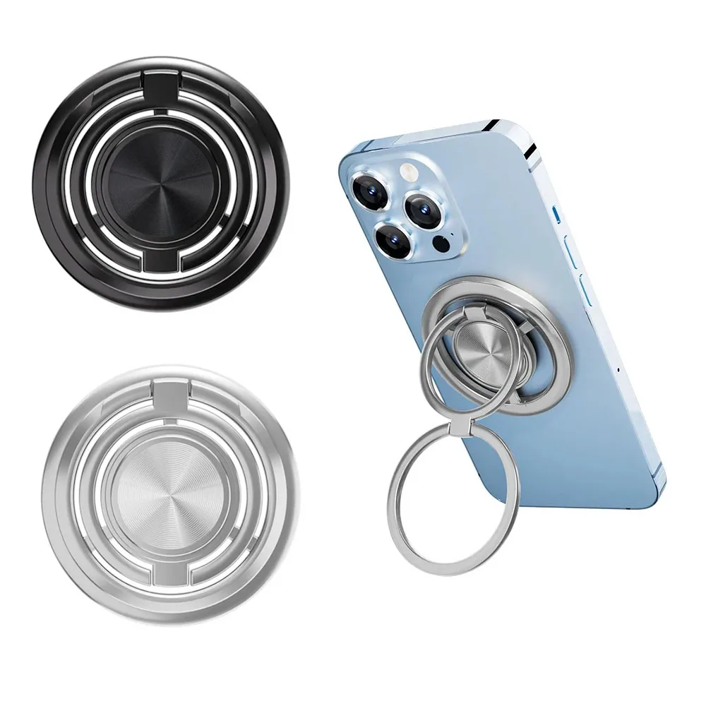 

Magsafe Magnetic Mount Mobile Phone Ring Holder Foldable rotatable Magnetic car stand iPhone 13 14 15 Pro Max Xiaomi Huawei