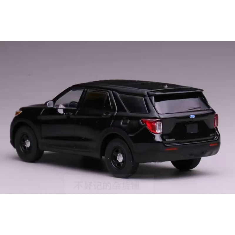596 scala 1/64 E350 Explorer modello di auto della polizia pressofuso in lega modello di auto ornamento decorativo da collezione