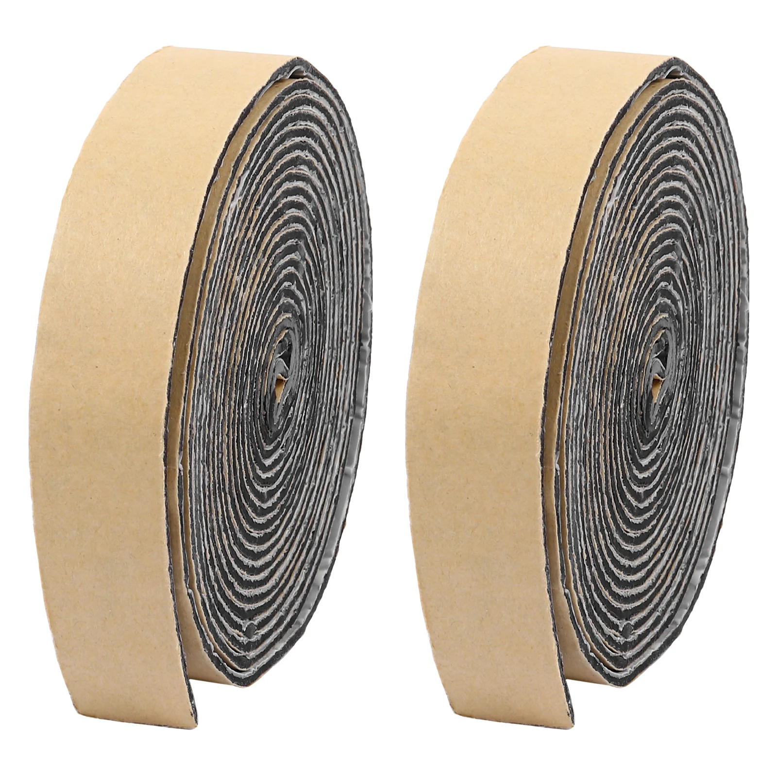 

2 Pcs Adhesive Car Door Seal Tape Butyl Sealing Rope Windshield Rubber Sealant Garage