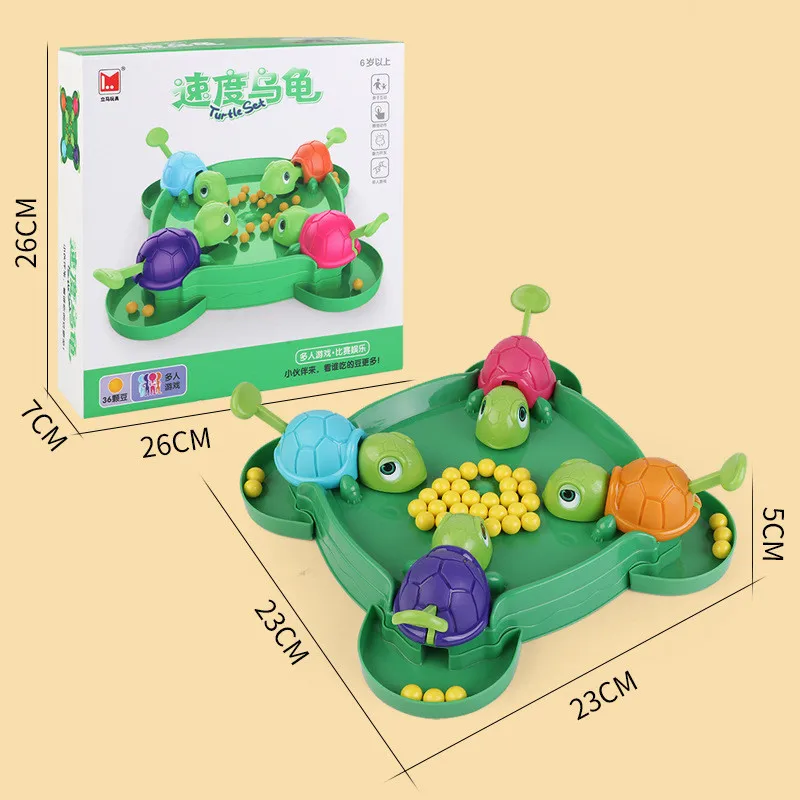 Hungry Turtle Board Games Turtle Snatching Bean Ball Table Game Kids Educational Toys Family Party Games Children Birthday Gifts