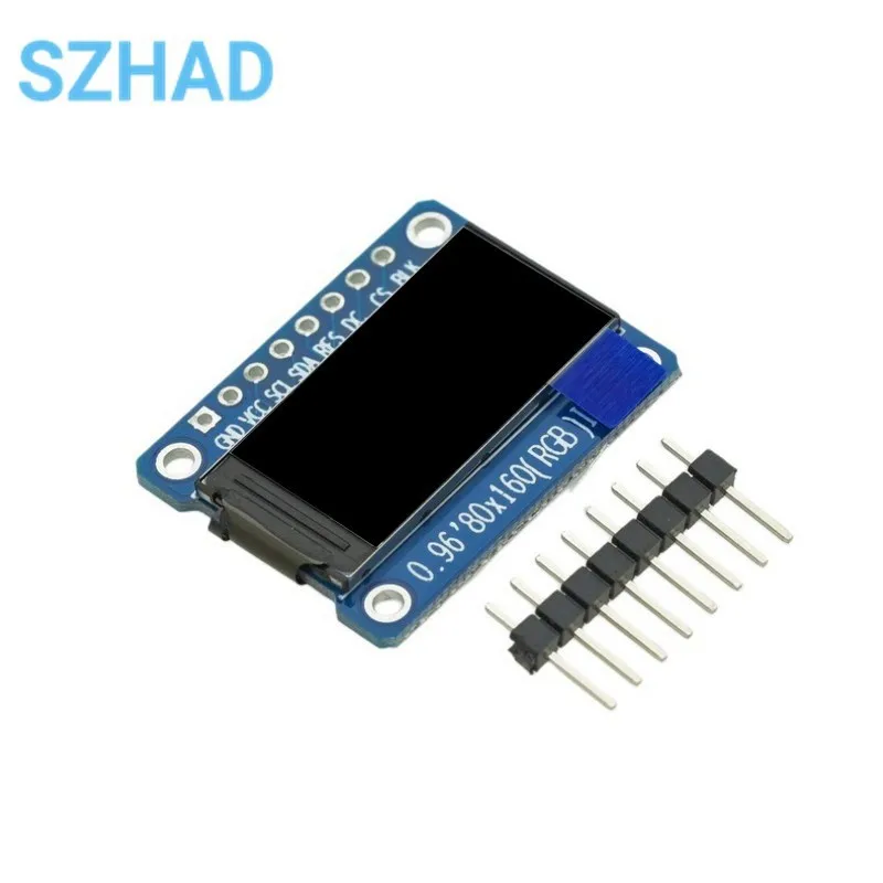 0.96 Inch IPS Display OLED Module For Arduino 80*160 65K Colorful RGB TFT LCD Board ST7735 ST7735 DIY