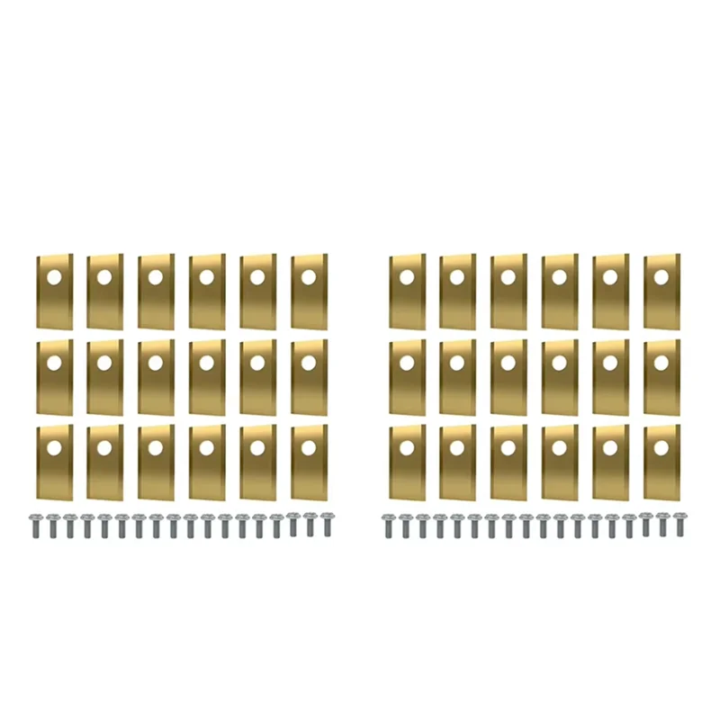 

A03F-Replacement Cutting Blade Set For Worx Landroid Robotic Lawnmower 36Pcs Stainless Steel Lawn Mower Parts