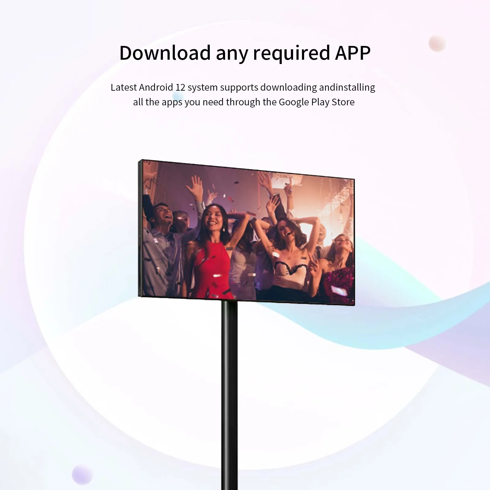 21.5 24 27 32 Inch HD Android Interactive Touch LCD Display with 5H or 9H Battery Stand Wireless Smart Portable TV view 6