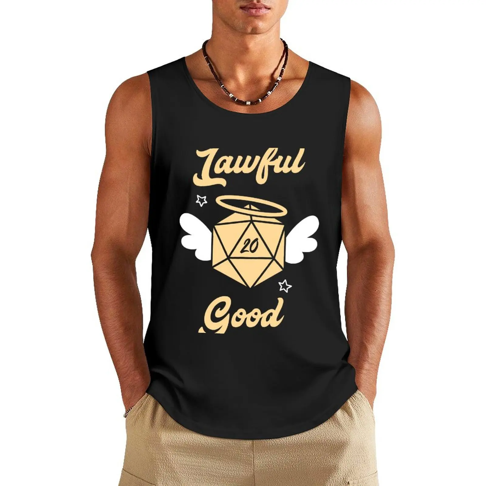 Lawful Good Tank Top Men's singlets gym shirt man Men's summer vest