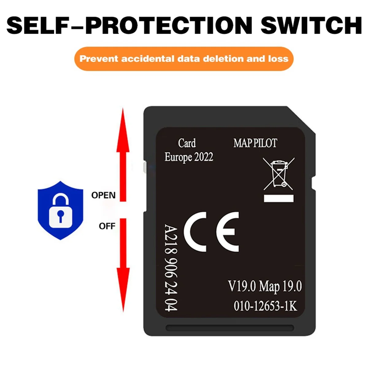 LDHL A218 V19 Navigation Card for Mercedes-Benz CLA-CLASS From 2014- Europe Map 2022/2023 A218 906 2404 Map Card