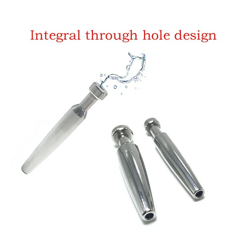 Stainless Steel Hollow Urethra Plug Urethral Catheters Spreader Sex Toys for Man